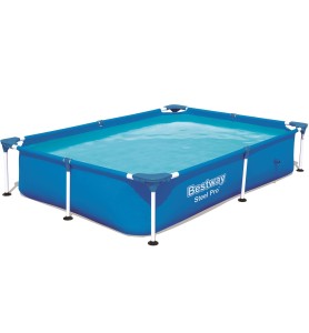 Bestway 56401 -  Piscina Desmontable Tubular Steel Pro 221x150x43 Cm