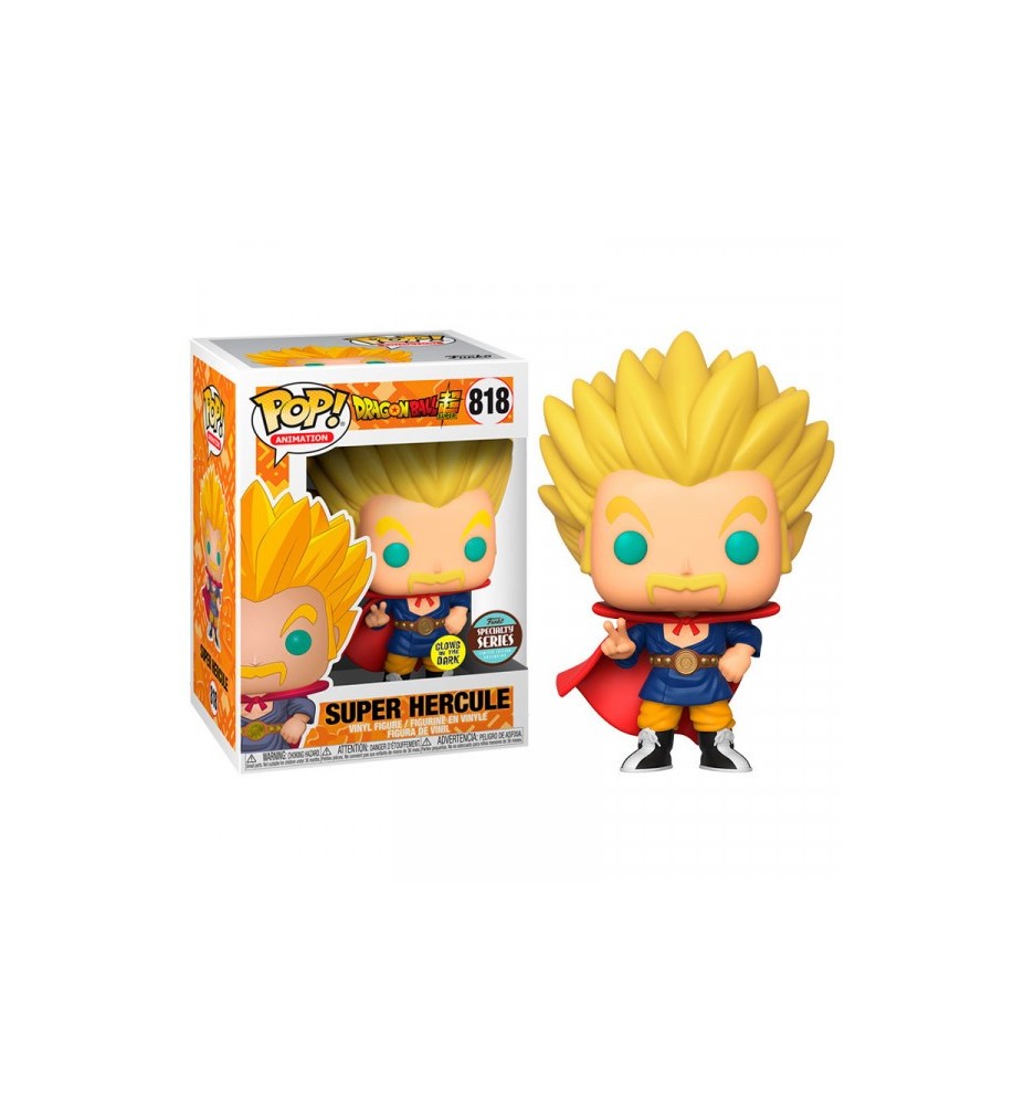 Funko Pop Dragon Ball Super S4 Super Saiyan Hercule Gitd Brillo En La Oscuridad 48280