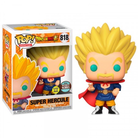 Funko Pop Dragon Ball Super S4 Super Saiyan Hercule Gitd Brillo En La Oscuridad 48280