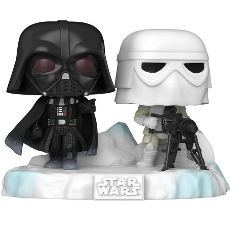 Funko Pop Deluxe Star Wars Darth Vader & Stormtrooper Diorama Invernal Exclusivo 46618