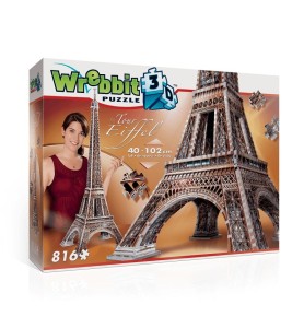 Puzzle 3d Wrebbit Edificios Emblematicos Torre Eiffel 816 Piezas