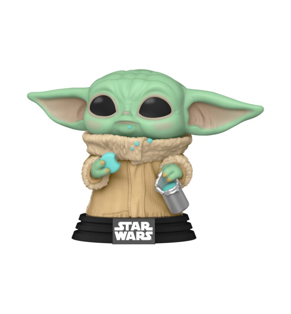 Funko Pop Star Wars The Mandalorian Grogu Baby Child Con Galleta 54531 (preorder Reserva Ya)