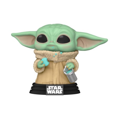 Funko Pop Star Wars The Mandalorian Grogu Baby Child Con Galleta 54531 (preorder Reserva Ya)