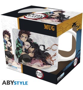 Taza Abysse 320 Ml Demon Slayer Tanjiro & Nezuko Caja 2 Uds