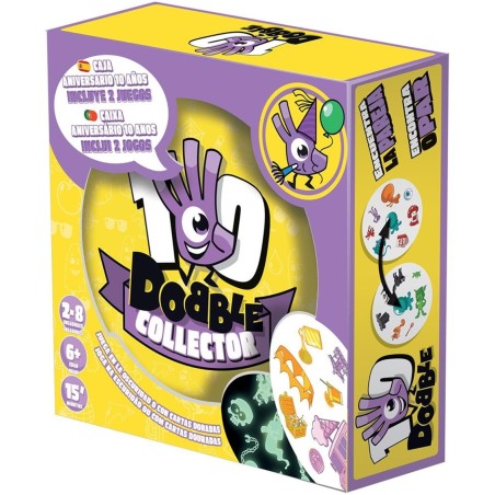 Juego De Mesa Asmodee Dobble Edicion Coleccionista 10º Aniversario Pegi 6