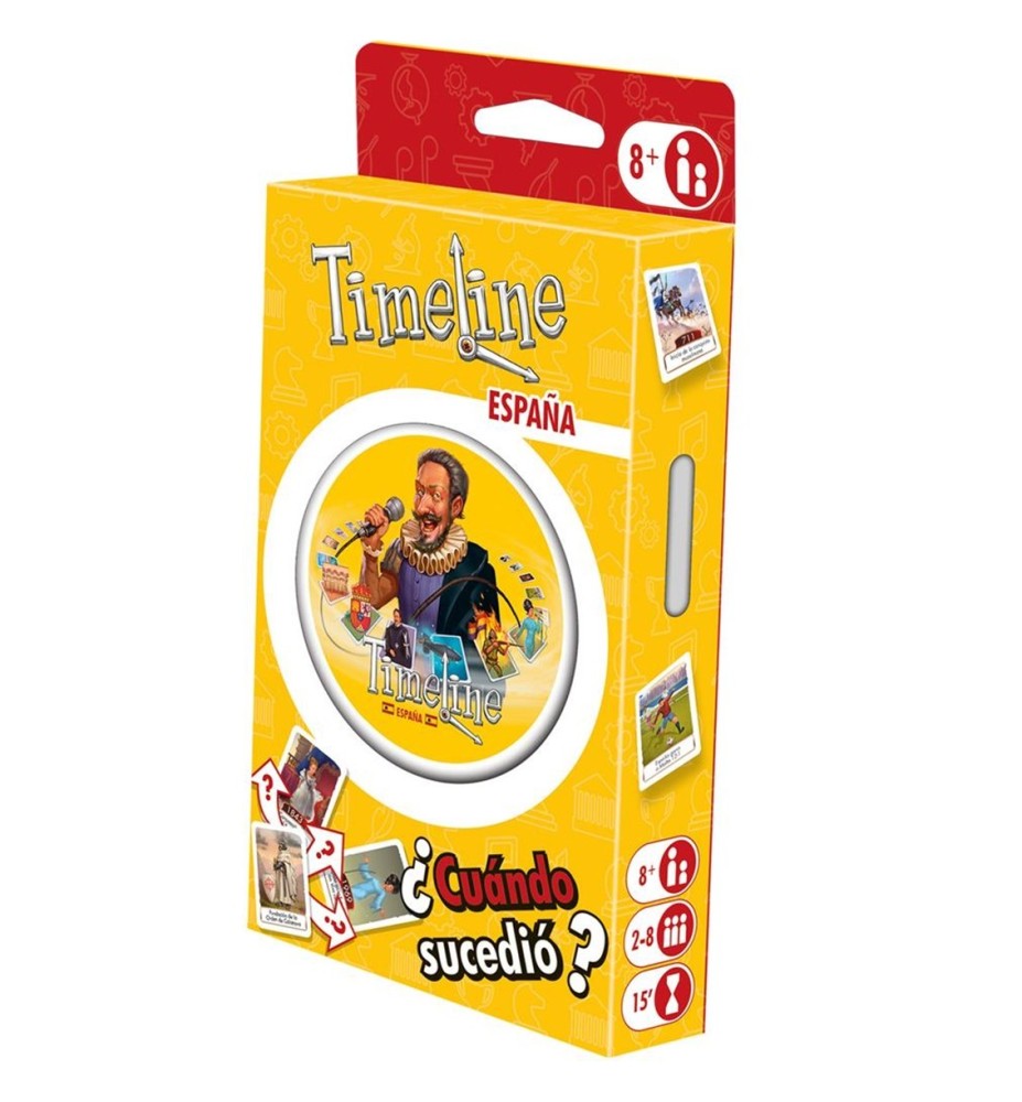 Juego De Mesa Asmodee Timeline Blister: España Eco Pegi 8