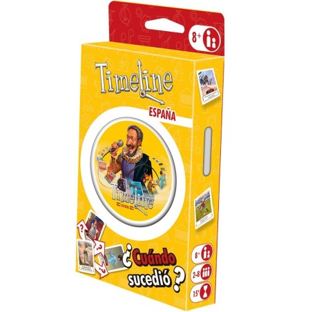 Juego De Mesa Asmodee Timeline Blister: España Eco Pegi 8