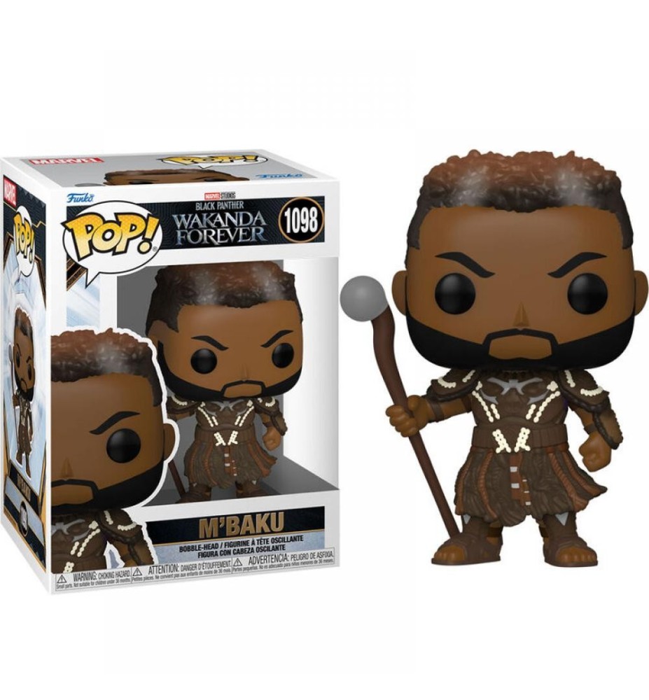 Funko Pop Marvel Black Panther Wakanda Forever Mbaku 63942