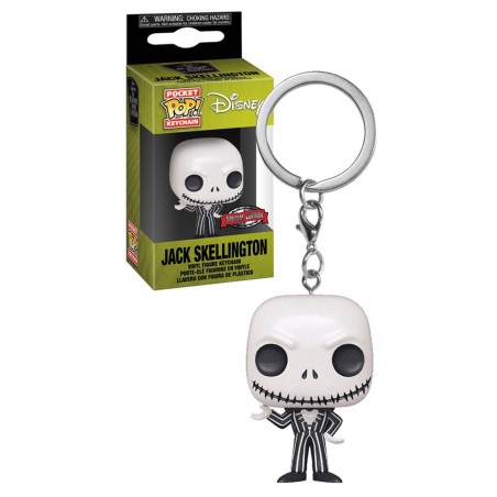 Funko Pop Keychain Llavero Disney Pesadilla Antes De Navidad Jack Skellington Efecto Metalico Edicion Especial 42983