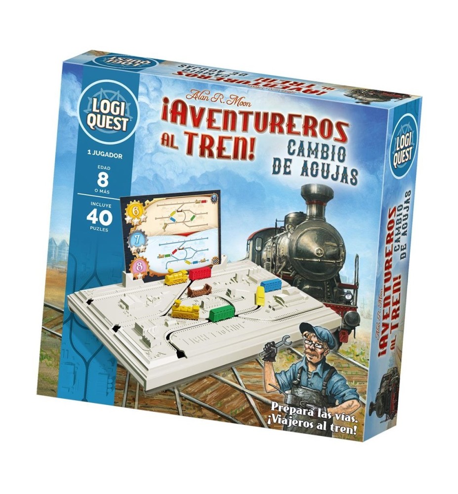 Juego De Mesa Logiquest ¡aventureros Al Tren! Edad Recomendada 8 Años