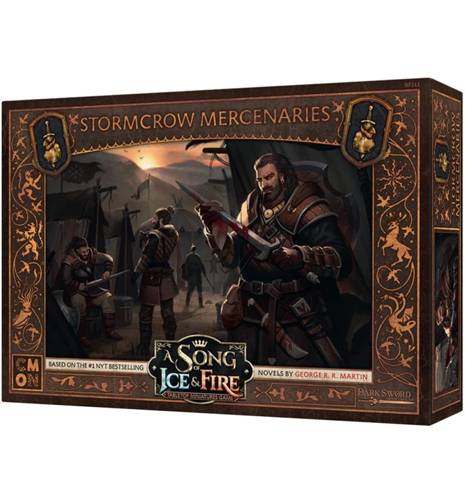 Juego De Mesa Asmodee Cancion De Hielo Y Fuego: Mercenarios De Los Cuervos De Tormenta Pegi 14