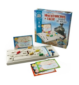 Juego De Mesa Logiquest ¡aventureros Al Tren! Edad Recomendada 8 Años