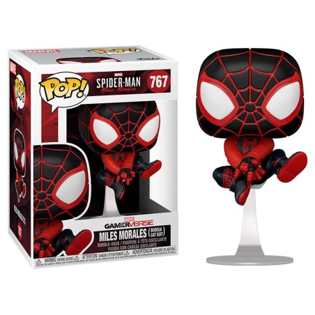 Funko Pop Marvel Spiderman On The Spiderverse Miles Morales Bodega Cat Suit 50152