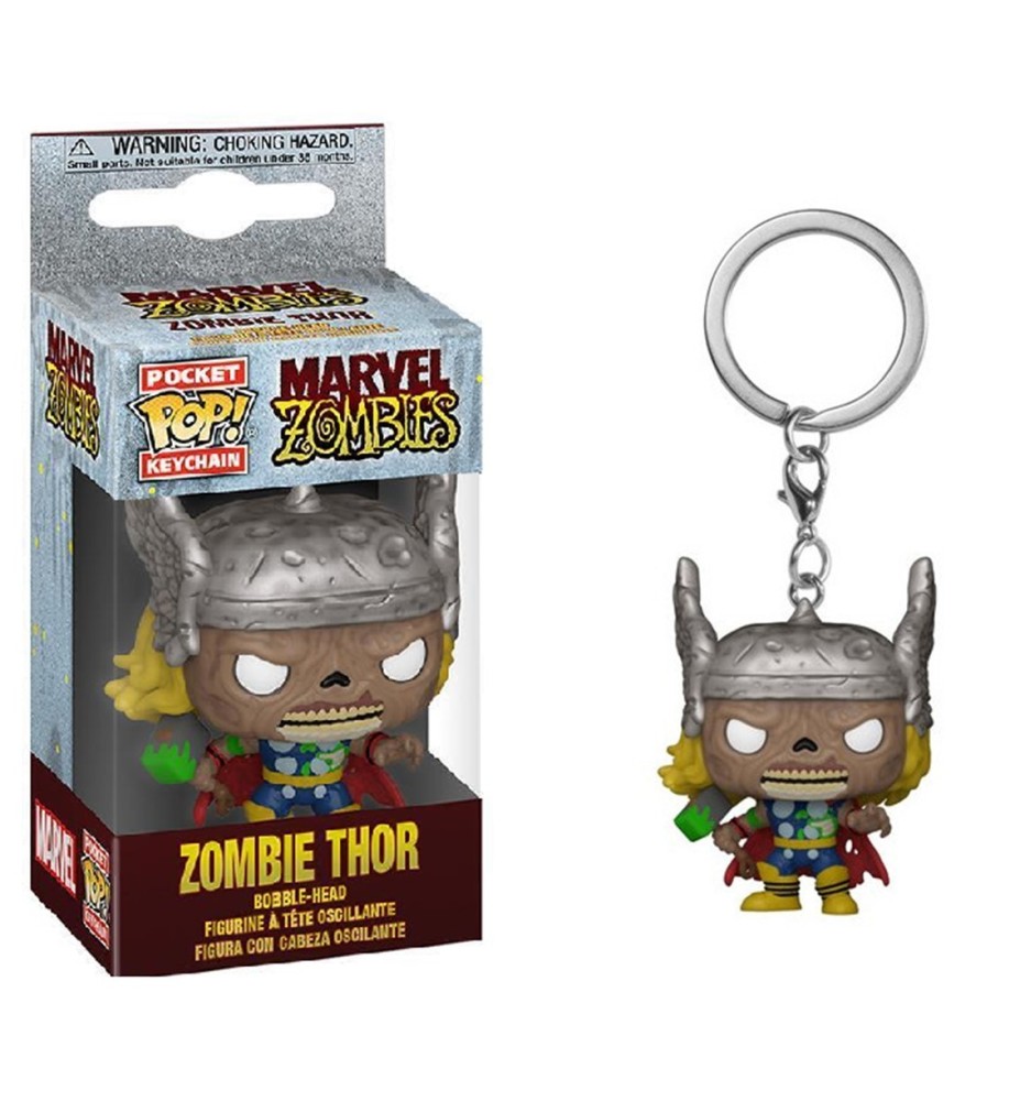 Funko Pop Keychain Llavero Marvel Thor Zombie 54426