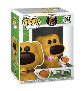 Funko Pop Disney Up Dug Days Dug Con Juguetes 57387