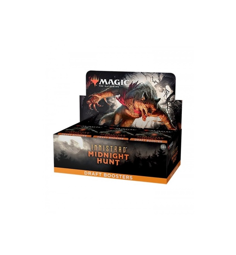 Juego De Cartas Caja De Cartas Wizards Of The Coast Magic The Gathering Draft Booster Innistrad Midnight Hunt 36 Sobres Ingles