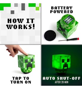 Lámpara Balanceadora Paladone Minecraft Creeper