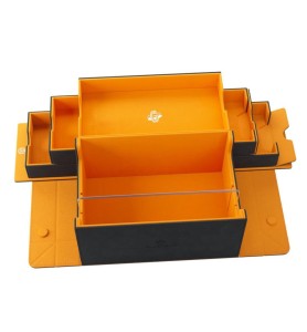 Caja Para Juego De Cartas Games' Lair 600+ Black - Orange