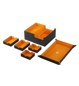 Caja Para Juego De Cartas Games' Lair 600+ Black - Orange