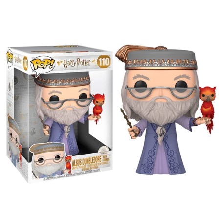 Funko Pop Harry Potter Dumbledore Con Fawkes Fenix 10" 48038