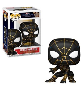 Funko Pop Marvel Spiderman No Way Home Spider - Man Traje Dorado Y Negro 56827