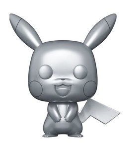 Funko Pop Jumbo Pokémon S6 Pikachu Plateado Efecto Metalico 10" Edicion Especial Exclusivo 59873