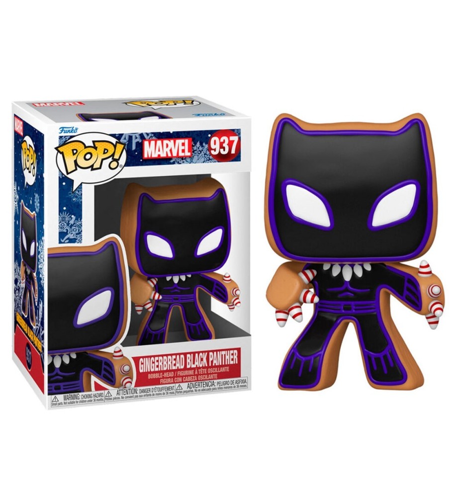 Funko Pop Marvel Navidad Galleta Jengibre Black Panther 50662