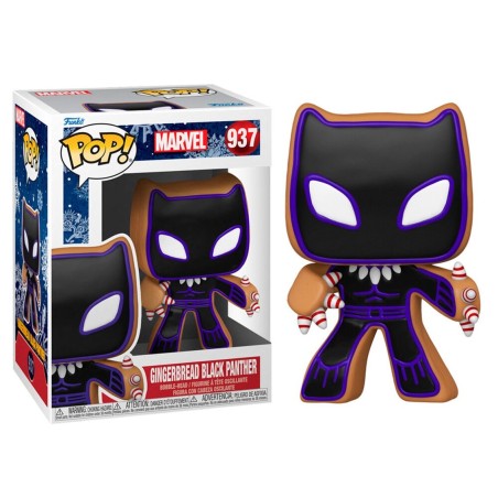 Funko Pop Marvel Navidad Galleta Jengibre Black Panther 50662