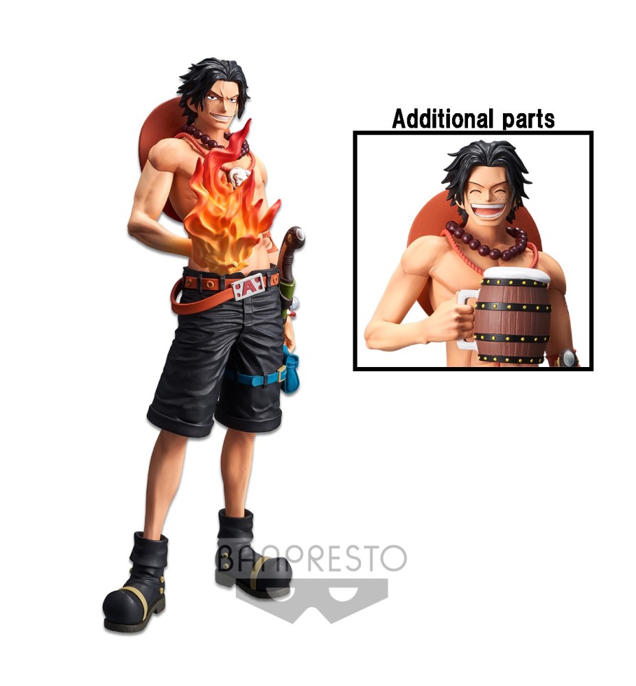 Figura Banpresto One Piece Portgas D.ace Grandista