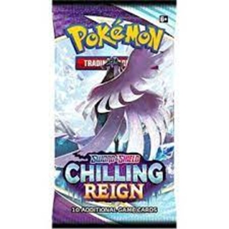 Juego De Cartas Sobre Individual Pokémon Booster Pack Espada Y Escudo Chilling Reign Ingles