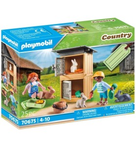 Playmobil Set De Regalo Alimentar Conejos