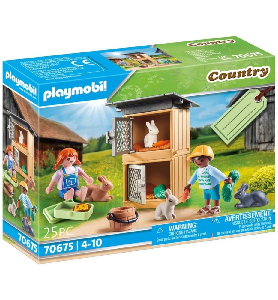 Playmobil Set De Regalo Alimentar Conejos