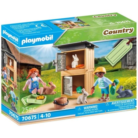 Playmobil Set De Regalo Alimentar Conejos