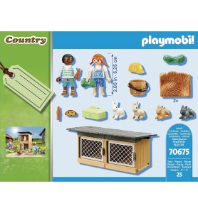 Playmobil Set De Regalo Alimentar Conejos