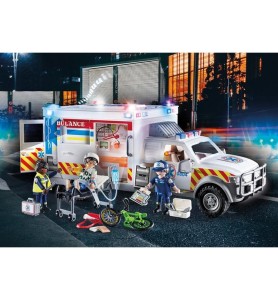 Playmobil Vehiculo De Rescate: Us Ambulance