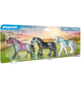 Playmobil 3 Caballos: Frison Knabstrupper & Andaluz