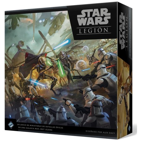 Juego De Mesa Star Wars Legión: Las Guerras Clon Pegi 14