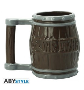 Taza 3d Abysse One Piece Barril Jolly Roger Logo