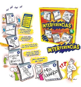 Juego De Mesa Interferencias Grande 6 Jugadores Pegi 8