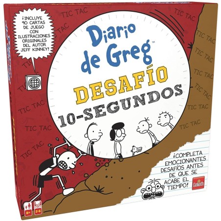 Juego De Mesa Diario De Greg : Desafio 10 Segundos Pegi 8