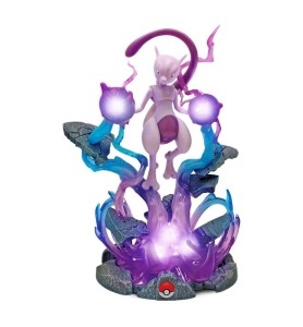 Figura Pokémon Con Iluminacion Deluxe Mewtwo