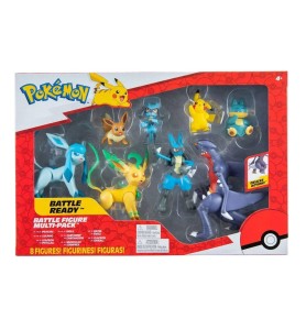 Pack De 8 Figuras Pokémon Batalla Region Sinnoh