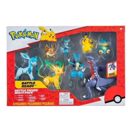 Pack De 8 Figuras Pokémon Batalla Region Sinnoh