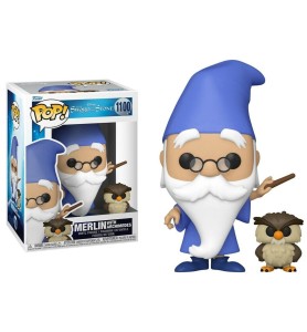 Funko Pop Disney The Sword And The Stone Merlin El Encantador Merlin Con Archimedes 49152