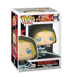 Funko Pop Animacion Fire Force Arthur Con Espada 56156