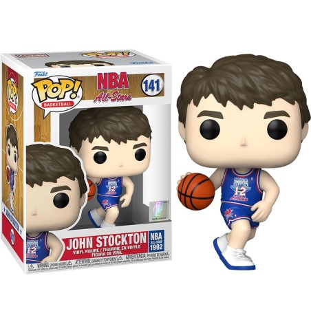 Funko Pop Deportes Nba John Stockton Blue All - Star Uni 1992 59370