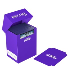 Caja De Cartas Ultimate Guard Deck Case 80+ Tamaño Estándar Violeta