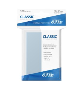 Fundas Transparentes De Cartas Ultimate Guard Classic Soft Tamaño Estándar (100)