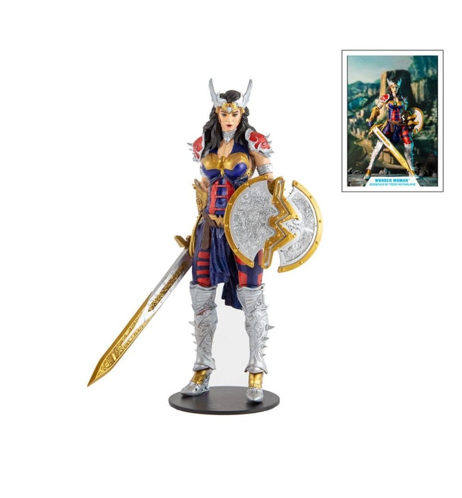 Figura Mcfarlane Toys DC Multiverse Wonder Woman Diseñada Por Todd Mcfarlane