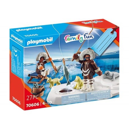 Playmobil Family Fun Esquimales De Pesca